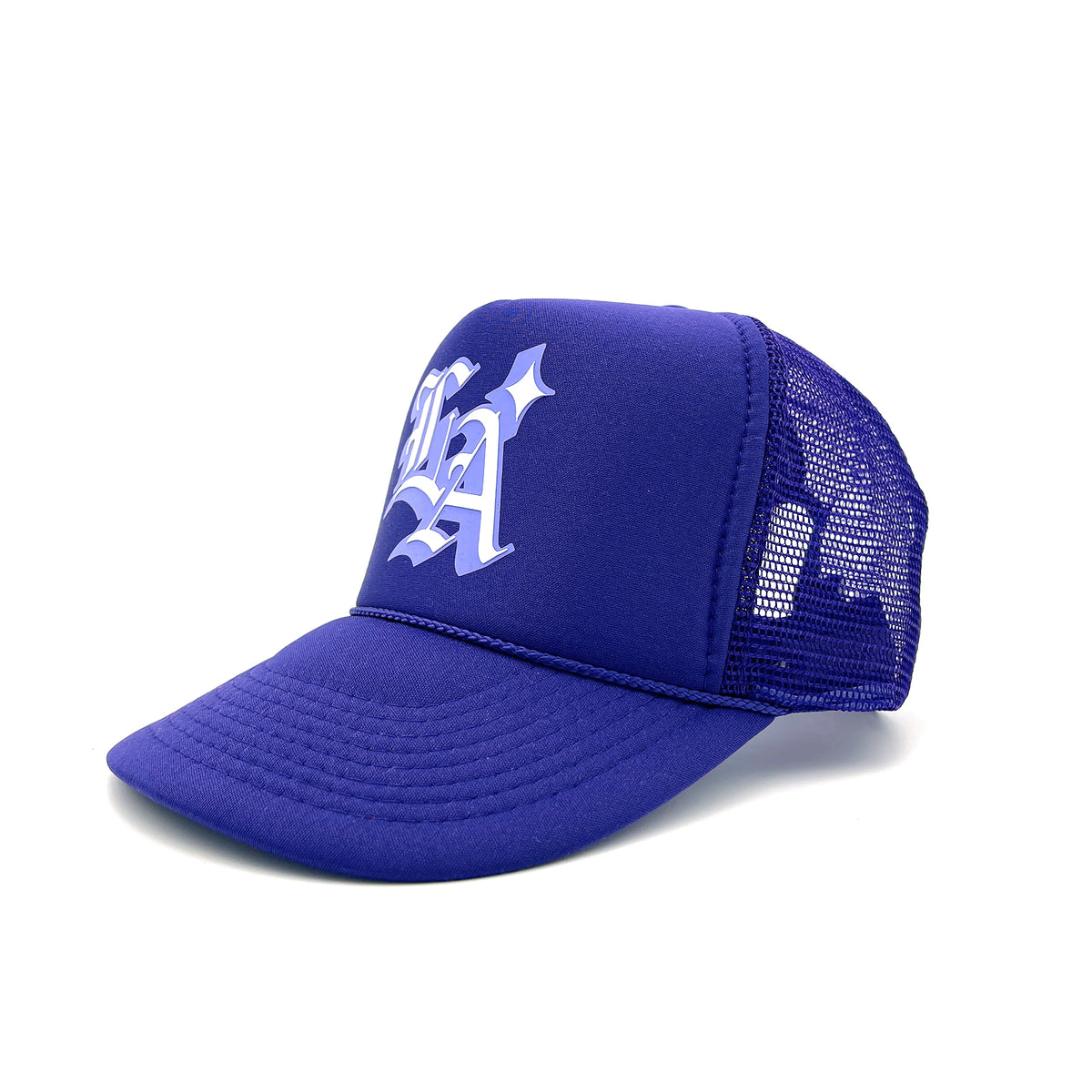 OG L.A. Trucker Hat (Purple/Gold) – Product of LA